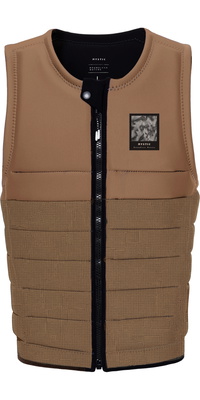 2026 Mystic De Dom Front Zip Wake Impact Vest 35005.240237 - Slate Brown