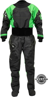 2026 Nookie Dames Fusion Latex Droogpak DR60 - Black / Groen