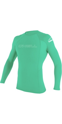 2026 ONeill Jeugd Basis Skins Lange Mouw Lycra Vest 3346 - Light Aqua