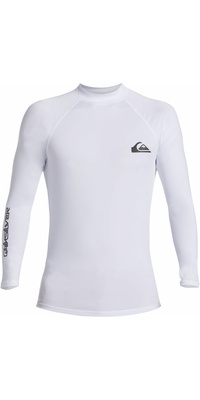 2026 Quiksilver Heren Everyday UV50 Long Sleeve Lycra Vest AQYWR03131 - White