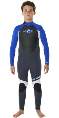 2026 Rip Curl Junior Omega 5/3mm Rug Ritssluiting Wetsuit 13NBFS - Blue