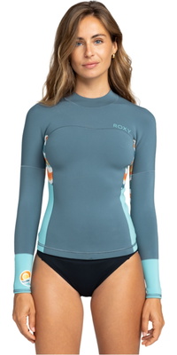 2025 Roxy Dames Swell Series 1mm Wetsuit Jacket ERJW803026 - Starglazer