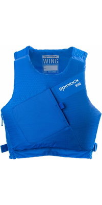 2026 Spinlock Junior Wing Side Zip 50N Drijfvermogen Dwbascb - Blauw