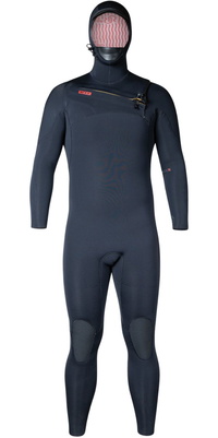 2025 Xcel Heren Infiniti 5/4mm Met Capuchon Borst Ritssluiting Wetsuit MN54ZLH4 - Black