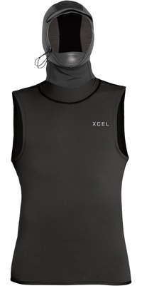 2026 Xcel INSULATE-X Eco Thermisch Vest Met Capuchon APE402H8 - Black
