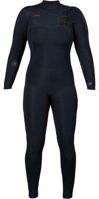 2025 Xcel Dames Infiniti 5/4mm Borst Ritssluiting Wetsuit WN54Z2L4 - Black