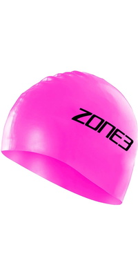 ZONE3 2026 Siliconenzwemcap SA24SCAP - Wit Pink