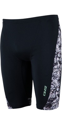 2025 Zone3 Heren Pacific Koa Swim Jammers SW23MPKJ101 - Black / Groen