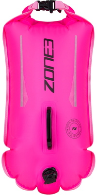 2026 Zone3 Gerecycled 28L Veiligheidsboei / Dry Tas SA23RSBDB11 - Hi Vis Pink