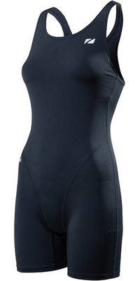 2025 ZONE3 Dames OWS Renew Korte Benen Kneeskin Swim Costume SW22WOWSK101 - Black
