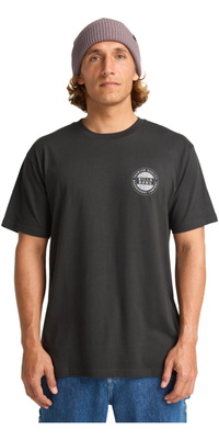 2025 Billabong Heren Rotor Vullen T-shirt EBYZT00360 - Washed Black