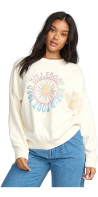 2025 Billabong Dames Echo Sweatshirt 24B463504 - Salt Crystal