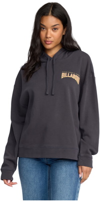 2025 Billabong Dames Keep It Up Hoodie 24B413505 - Black Sands