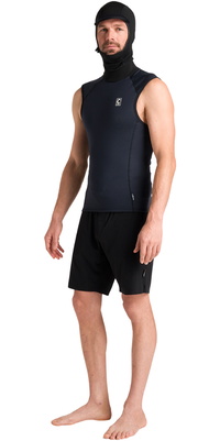 2025 C-Skins Heren Thermisch Skins Hooded Vest C-HDIMHC - Black