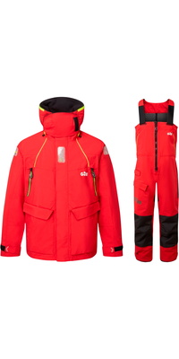 2026 Gill Heren OS2 Offshore Jas En Broek Zeilpak GMOOJATCSR - Red