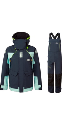 2026 Gill Dames OS2 Offshore Jas En Broek Zeilpak GWOOJATCSNEN - Eierschaal / Navy