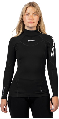 2026 Gul Dames UV-bescherming Lycra-vest Met Lange Mouwen RG0331-BKBK - Black