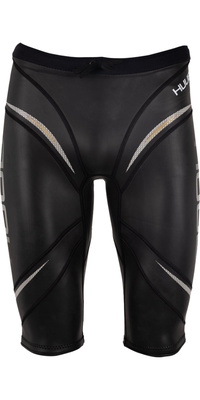 2026 HUUB Heren TC Performance Zwemshort TCSHORT - Black / Zilver