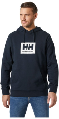 2025 Helly Hansen Mens HH Box Hoodie 54526 - Navy