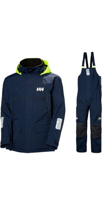 2026 Helly Hansen Heren Pier 4.0 Jacket & Pier 4.0 Bib Sailing Suit HHMPJAPBBN - Navy