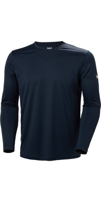 2026 Helly Hansen Heren Tech Crew Lange Mouw Top 2.0 49582 - Navy