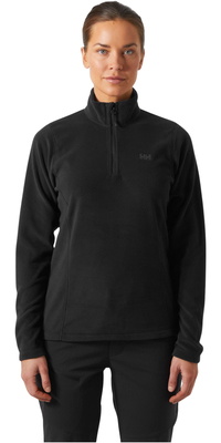 2026 Helly Hansen Dames Daybreaker 1/2 Rit Fleece 50845 - Black