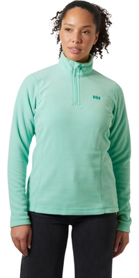 2025 Helly Hansen Dames Daybreaker 1/2 Rit Fleece 50845 - Lagoon