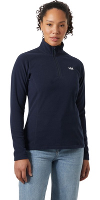 2025 Helly Hansen Dames Daybreaker 1/2 Zip Fleece 50845 - Navy
