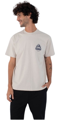 2025 Hurley Heren Wereldwijd Vuur T-Shirt HFA25MMTS04628 - Bone