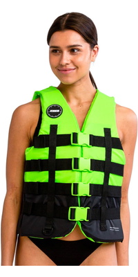 2026 Jobe Dames 4 Gesp Vest 244823021 - Lime