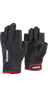 2026 Musto Essential Zeilen Korte Vinger Handschoenen 2.0 86118 - Black
