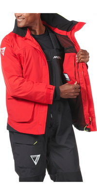 2026 Musto Heren Br1 Channel Zeiljack 82399 - Echt Rood