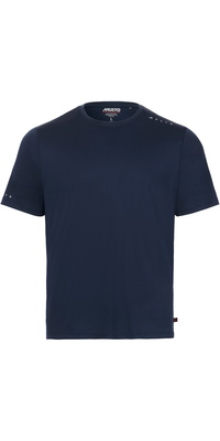 2026 Musto Heren Evo Crew Sunblock Tee 82432 - Zonnebrandcrème Navy