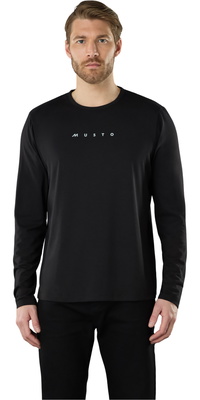 2025 Musto Heren Evo Fast Dry Lange Mouwen T-shirt 84200 - Black