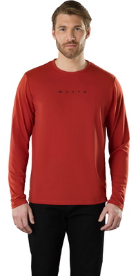 2025 Musto Heren Evo Fast Dry Long Sleeve Tee 84200 - Rust