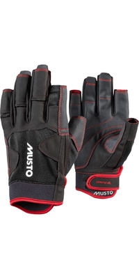 2026 Musto Performance Korte Vinger Handschoenen 2.0 86120 - Black