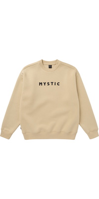 2025 Mystic Heren Brand Crew Sweat 35104.250135 - Pale Khaki