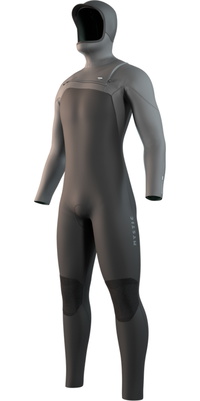 2026 Mystic Heren Motion 5/3mm Met Capuchon Borst Ritssluiting Wetsuit 35000.250005 - Black