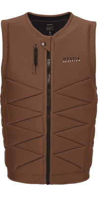 2026 Mystic Heren Outlaw Front Zip Wake Impact Vest 35005.240226 - Brown