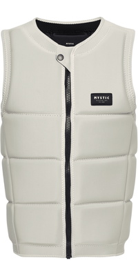 2026 Mystic Heren Star Front Zip Wake Impact Vest 35005.240245 - Dirty White