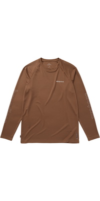 2025 Mystic Heren Tactic Lange Mouw Losjes Pasvorm Snel Dry Top 35001.250220 - Brown