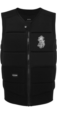 2026 Mystic Heren Poseidon TS Front Zip Wake Impact Vest 35005.250691 - Black