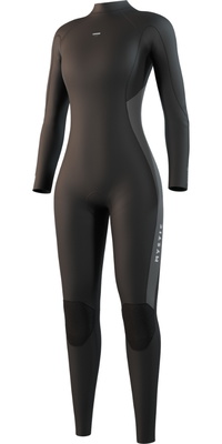 2025 Mystic Dames Haven 4/3mm Rug Ritssluiting Wetsuit 35000.250049 - Black