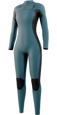 2026 Mystic Dames Haven 5/3mm Borst Ritssluiting Wetsuit 35000.250045 Teal