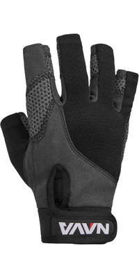2026 Nava Performance Nava Prestige Korte Vinger Zeilhandschoenen NAVAPGSF01 - Black
