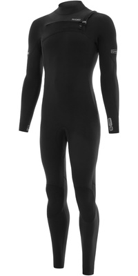 2026 Nyord Heren Solu Yulex 5/4mm Borst Ritssluiting Wetsuit SOLM540001 - Black