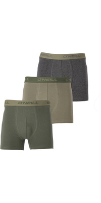 2025 O'Neill Heren Boxershorts Uni 3-Pack 900003 - Green / Anthracite Mel Wordt 
2025 O'Neill Heren Bokserkorte Uni 3-Pack 900003 - Green / Anthracite Mel