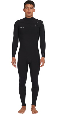2026 ONeill Heren Epic 5/4mm Borst Ritssluiting Wetsuit 5648 - Black