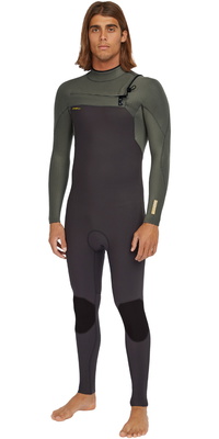 2025 ONeill Mens Hyperfreak 3/2+mm Chest Zip Wetsuit 5343 - Arabica / Chimera
