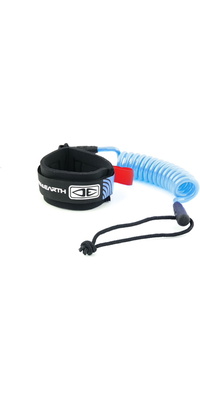 2025 Ocean And Earth Bodyboard Basic Polsriem Met Spiraalkoord SBBA03BLU - Blue